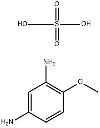 4-メトキシ-1,3-ベンゼンジアミン·硫酸塩 化学構造式