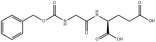 Z-GLY-GLU-OH 化学構造式