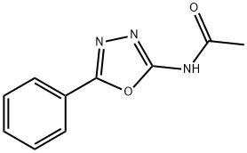 N-(5-Phenyl-1,3,4-oxadiazol-2-yl)acetamide Struktur
