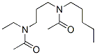 N-[3-(Acetylethylamino)propyl]-N-pentylacetamide Struktur