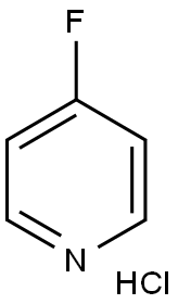 4-フルオロピリジン塩酸塩 化学構造式
