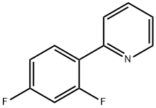 2-(2,4-DIFLUOROPHENYL)PYRIDINE Struktur