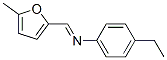 Benzenamine, 4-ethyl-N-[(5-methyl-2-furanyl)methylene]- (9CI) Structure