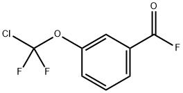 3-(クロロジフルオロメトキシ)ベンゾイルフルオリド 化学構造式
