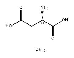 Calcium dihydrogen di-L-aspartate Struktur