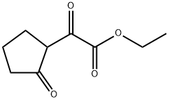 CYCLOPENTANEACETIC ACID, A,2-DIOXO-, ETHYL ESTER Structure