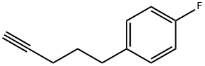 Benzene, 1-fluoro-4-(4-pentynyl)- (9CI) Struktur