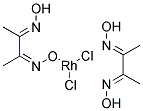 DICHLORO(DIMETHYLGLYOXIMATO)(DIMETHYLGLYOXIME)RHODIUM(III) Structure