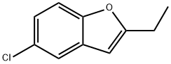 5-Chloro-2-ethylbenzofuran Structure
