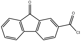 9H-FLUORENE-2-CARBONYL CHLORIDE,9-OXO 结构式