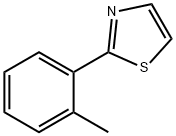 2-(2-甲苯基)噻唑,39187-97-8,结构式