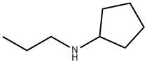 N-シクロペンチル-N-プロピルアミン 化学構造式