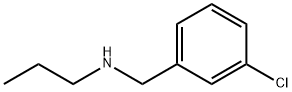 (3-クロロベンジル)プロピルアミン 化学構造式