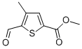 METHYL 5-FORMYL-4-METHYL-2-THIOPHENECARBOXYLATE,97% Struktur