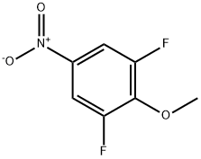 2,6-二氟-4-硝基苯甲醚, 392-25-6, 结构式
