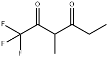1,1,1-trifluoro-3-methyl-hexane-2,4-dione Struktur