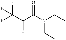N,N-ジエチル-2,3,3,3-テトラフルオロプロピオンアミド 化学構造式