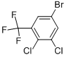 BENZENE, 5-BROMO-1,2-DICHLORO-3-(TRIFLUOROMETHYL)- Struktur