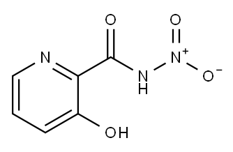 3-hydroxy-N-nitropyridine-2-carboxamide  Struktur