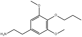 2-(3,5-二甲氧基-4-丙氧基苯基)乙胺 结构式