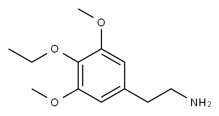 4-Ethoxy-3,5-dimethoxybenzeneethanamine Structure