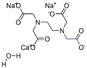 ETHYLENEDIAMINETETRAACETIC ACID CALCIUM DISODIUM SALT HYDRATE Struktur