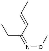 4-Hexen-3-one O-methyl oxime Structure