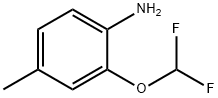 2-(DIFLUOROMETHOXY)-4-METHYLANILINE Structure