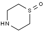 チオモルホリン1-オキシド 化学構造式