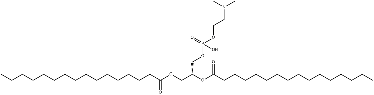 1,2-DIHEXADECANOYL-SN-GLYCERO-3-PHOSPHO[DIMETHYLAMINOETHANOL] Struktur