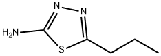 5-プロピル-1,3,4-チアジアゾール-2-アミン 化学構造式