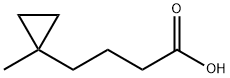 4-(1-methylcyclopropyl)butanoic acid Structure