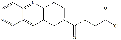 4-(3,4-DIHYDROPYRIDO[4,3-B]-1,6-NAPHTHYRIDIN-2(1H)-YL)-4-OXOBUTANOICACID
 Structure
