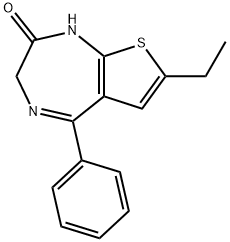 1,3-Dihydro-7-ethyl-5-phenyl-2H-thieno[2,3-e]-1,4-diazepin-2-one