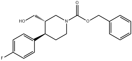 (3S,4R)-(-)-N-benzyloxycarbonyl-4-(4'-fluorophenyl)-3-hydroxyMethylpiperidine