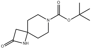 2-Oxo-1,7-diazaspiro[3.5]nonane-7-carboxylic acid tert-butyl ester Struktur