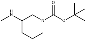 1-Boc-3-甲氨基哌啶,392331-89-4,结构式