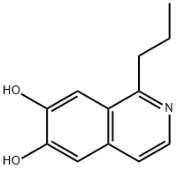 6,7-Isoquinolinediol, 1-propyl- (9CI) Structure