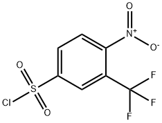 4-NITRO-3-(TRIFLUOROMETHYL)BENZENESULFONYL CHLORIDE Struktur