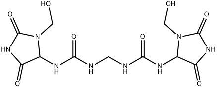 咪唑烷基脲, 39236-46-9, 结构式
