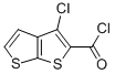 3-CHLOROTHIENO[2,3-B]THIOPHENE-2-CARBONYL CHLORIDE Structure