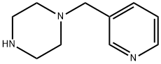 1-[(3-吡啶)甲基]哌嗪 结构式