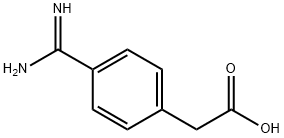 4-Amidinophenylacetic acid Structure