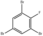 1,2,3-トリブロモ-5-フルオロベンゼン 化学構造式