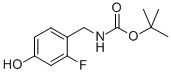 TERT-BUTYL 2-FLUORO-4-HYDROXYBENZYLCARBAMATE Structure