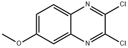 2,3-ジクロロ-6-メトキシキノキサリン 化学構造式