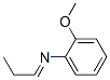 Benzenamine, 2-methoxy-N-propylidene- (9CI) Struktur