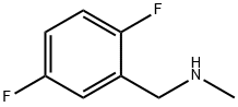 1-(2,5-二氟苯基)-N-甲基甲胺, 392691-70-2, 结构式