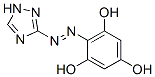 1,3,5-Benzenetriol, 2-(1H-1,2,4-triazol-3-ylazo)- (9CI) Structure