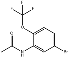 N-ACETYL 5-BROMO-2-(TRIFLUOROMETHOXY)ANILINE, 392726-69-1, 结构式
